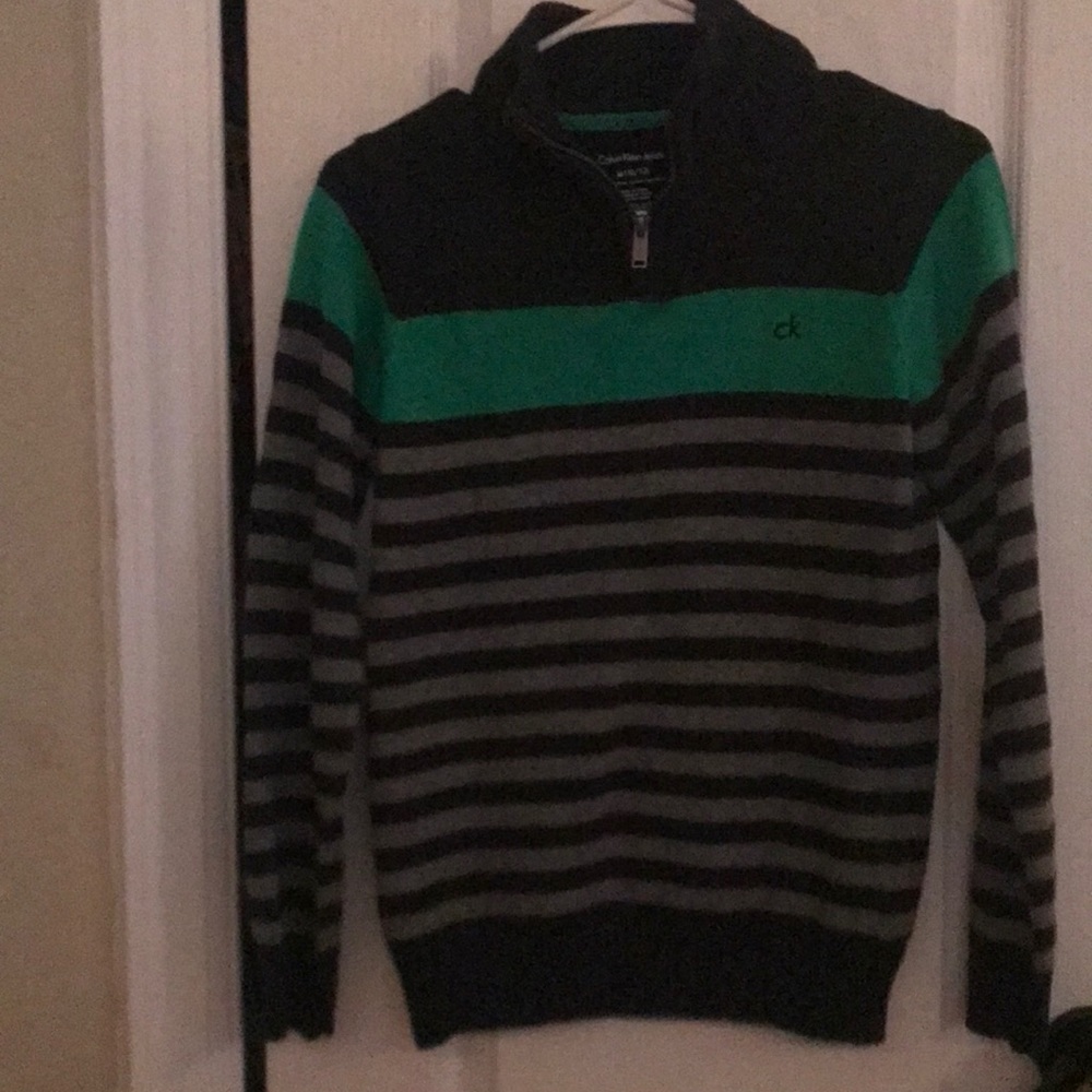 Calvin Klein Jeans boys striped sweater